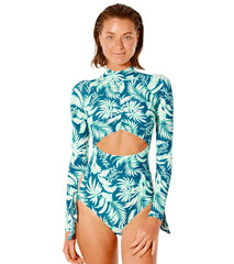 Rip Curl Women's Sun Rays Good Long Sleeve One Piece Swimsuit