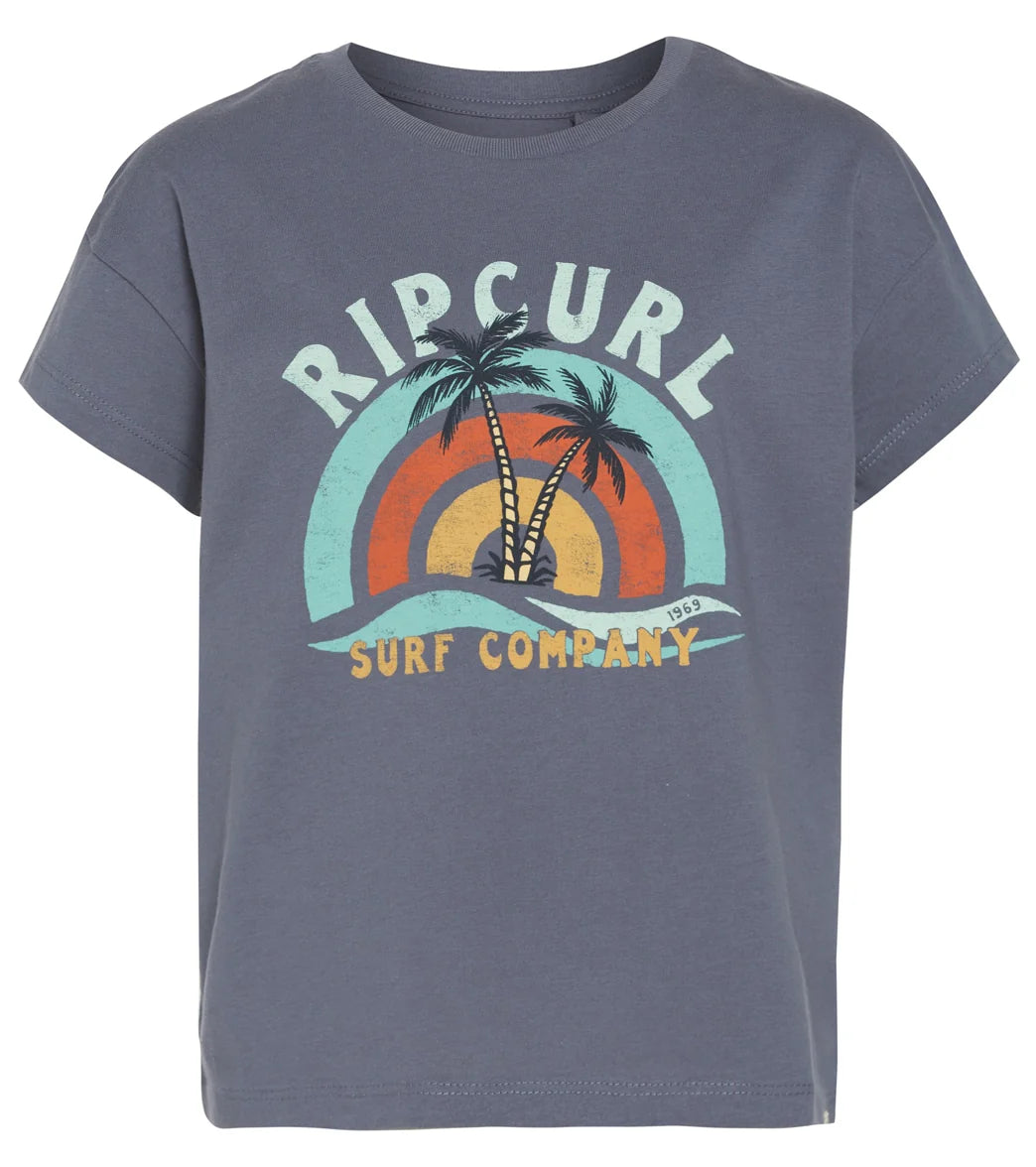 Rip Curl Girls' Sunny Paradise Crop Tee (Big Kid)