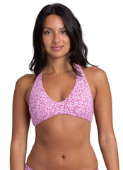 JOLYN Women's Calyso Aster Rib Bikini Top