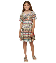 O'Neill Girls' Betsie Cap Sleeve Dress