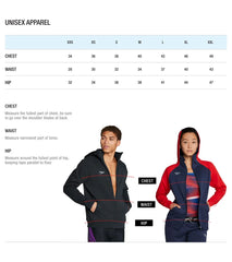 Speedo Unisex 3/4 Zip Sweatshirt