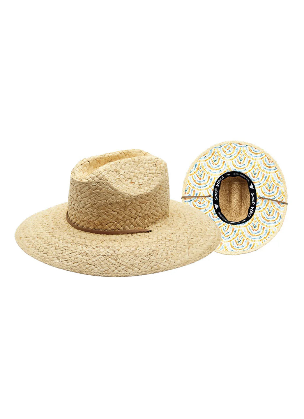 Peter Grimm Water Color Crushable Packable Adjustable Lifeguard Hat