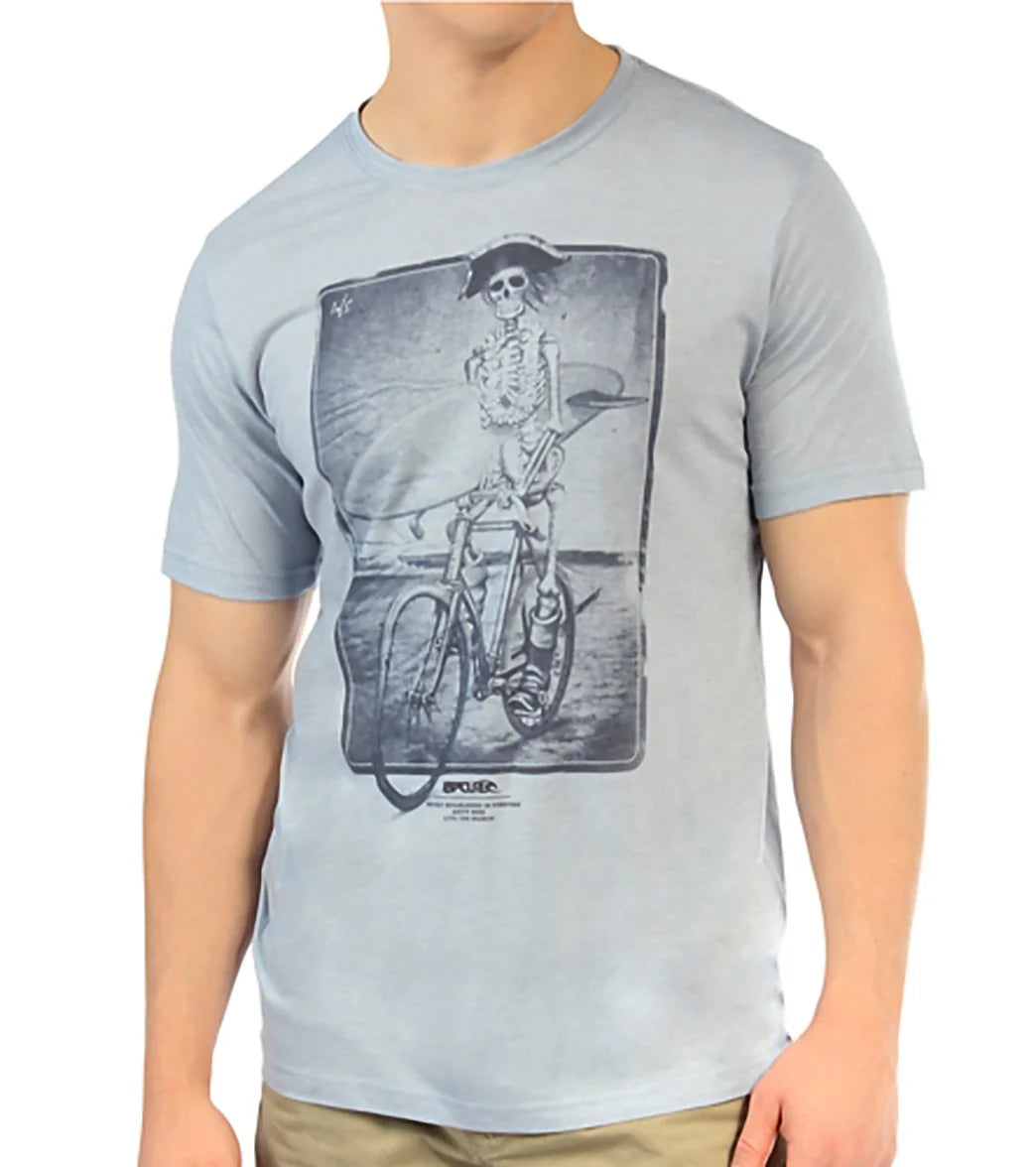 Rip Curl Guys' Skull Biker S/S T-Shirt