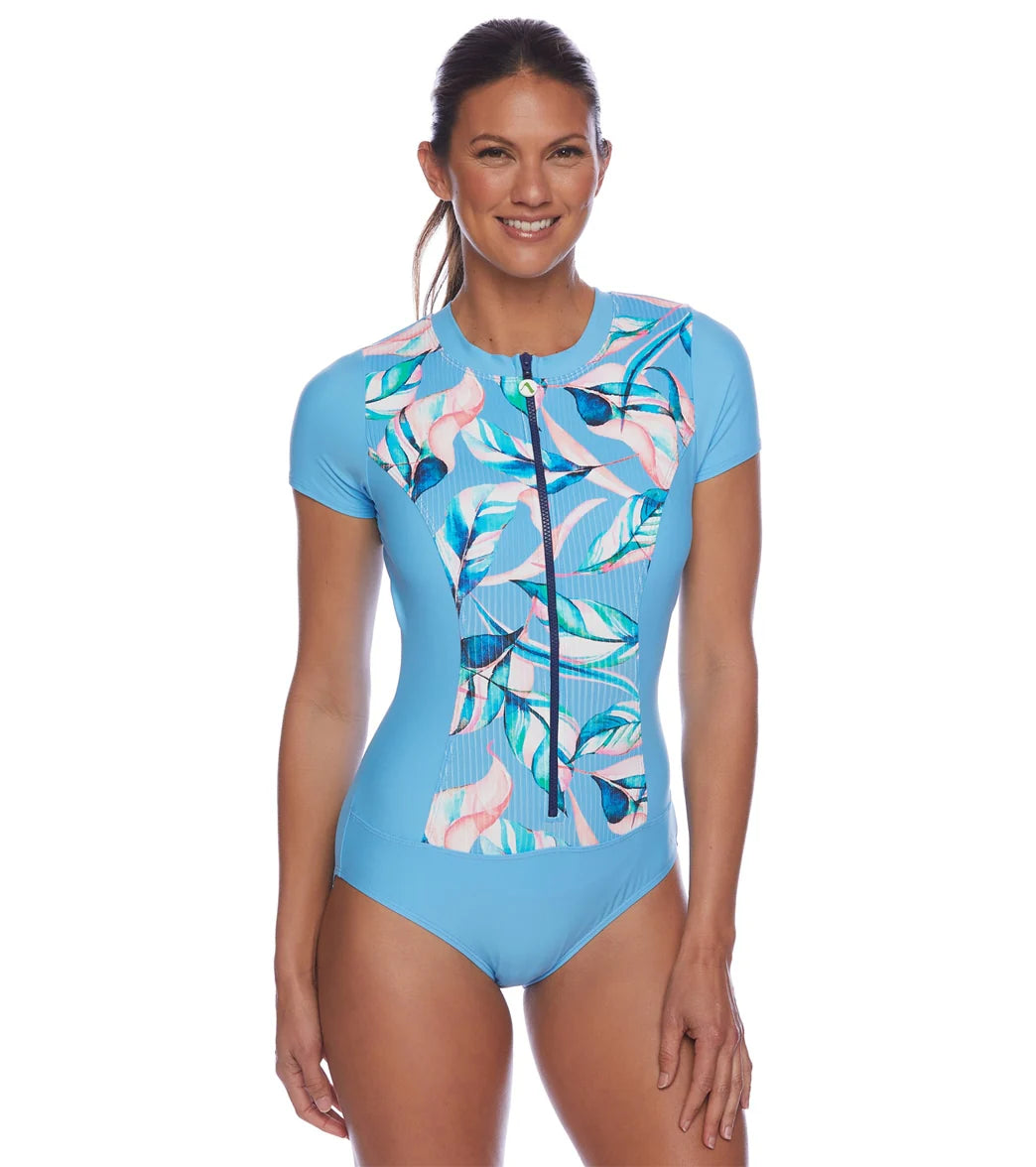 Next by Athena Women's Doheny Zip One Piece Swimsuit