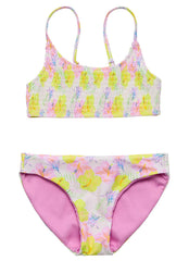 Snapper Rock Girls' Aloha Vacay Sustainable Two Piece Bikini Set (Big Kid)
