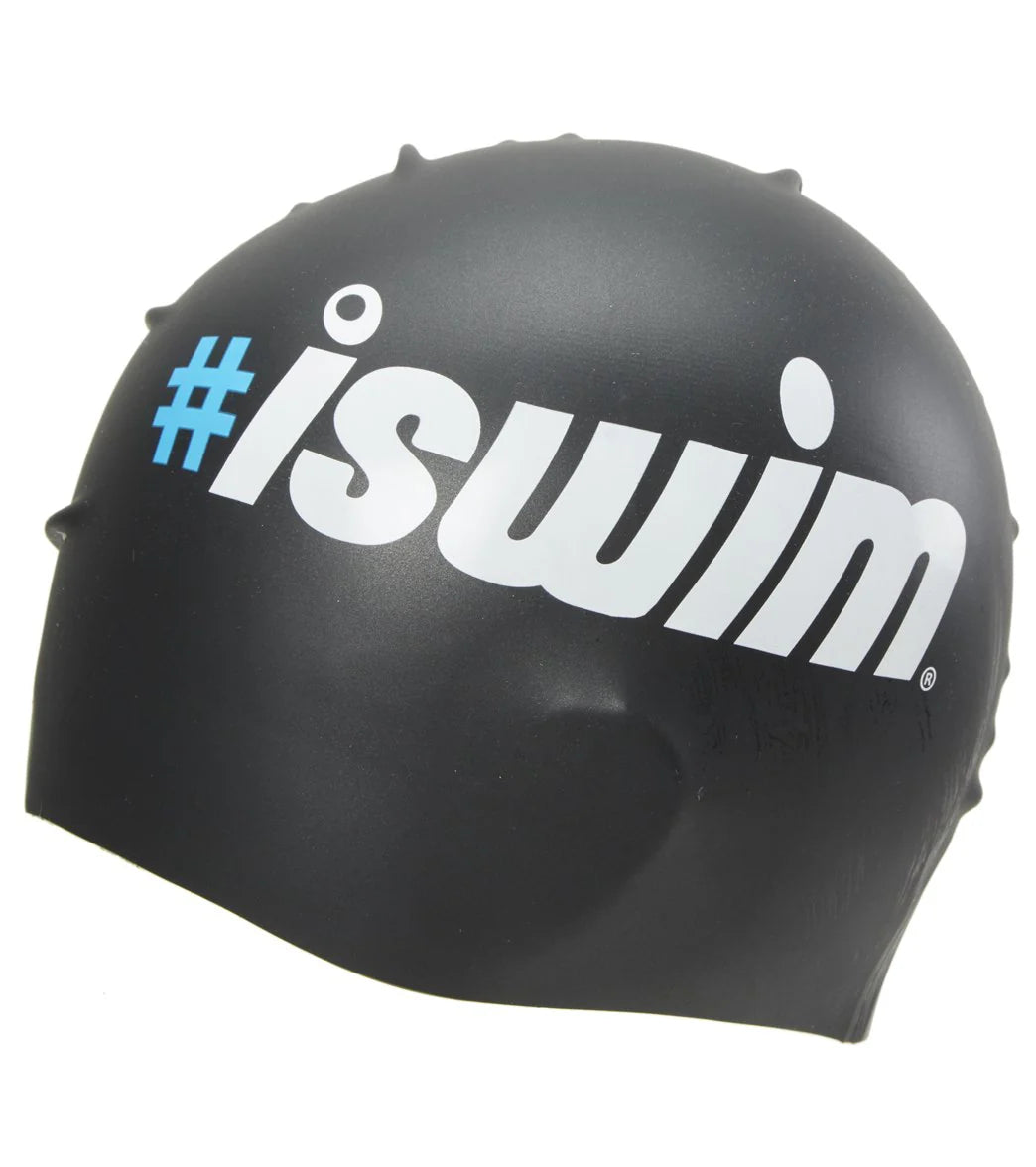 iSwim Hashtag Silicone Swim Cap