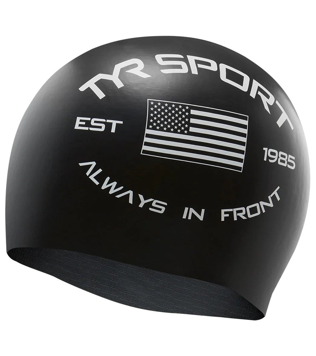 TYR Always In Front Silicone Swim Cap