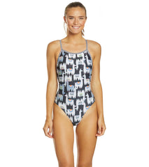 Dolfin Uglies Women's  Alpaca Party V-2 Back One Piece Swimsuit