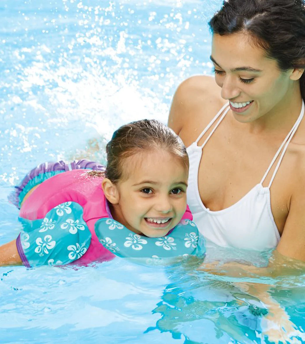 Aqua Leisure Kids' Deluxe Swim Trainer Vest with Collar
