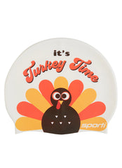 Sporti Turkey Time Silicone Swim Cap