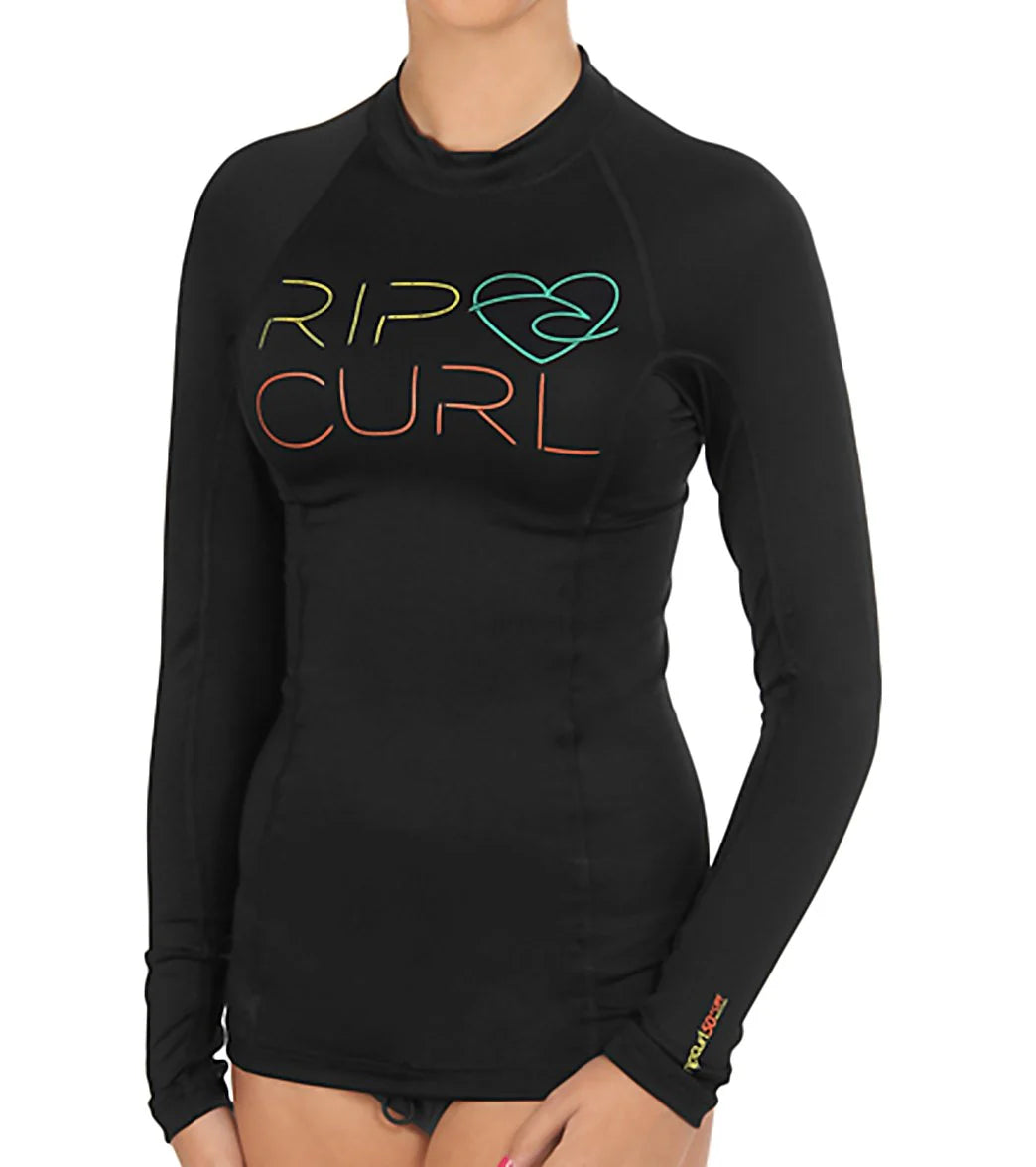 Rip Curl Girls' RC Planet L/S Rashguard