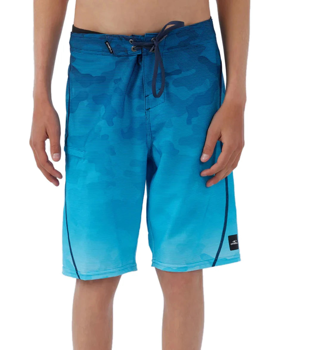 O'Neill Boys' 18" Hyperfreak S Seam Fade Board Shorts (Big Kid)