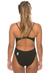 JOLYN Women's Solid Chevy Tiger One Piece Swimsuit