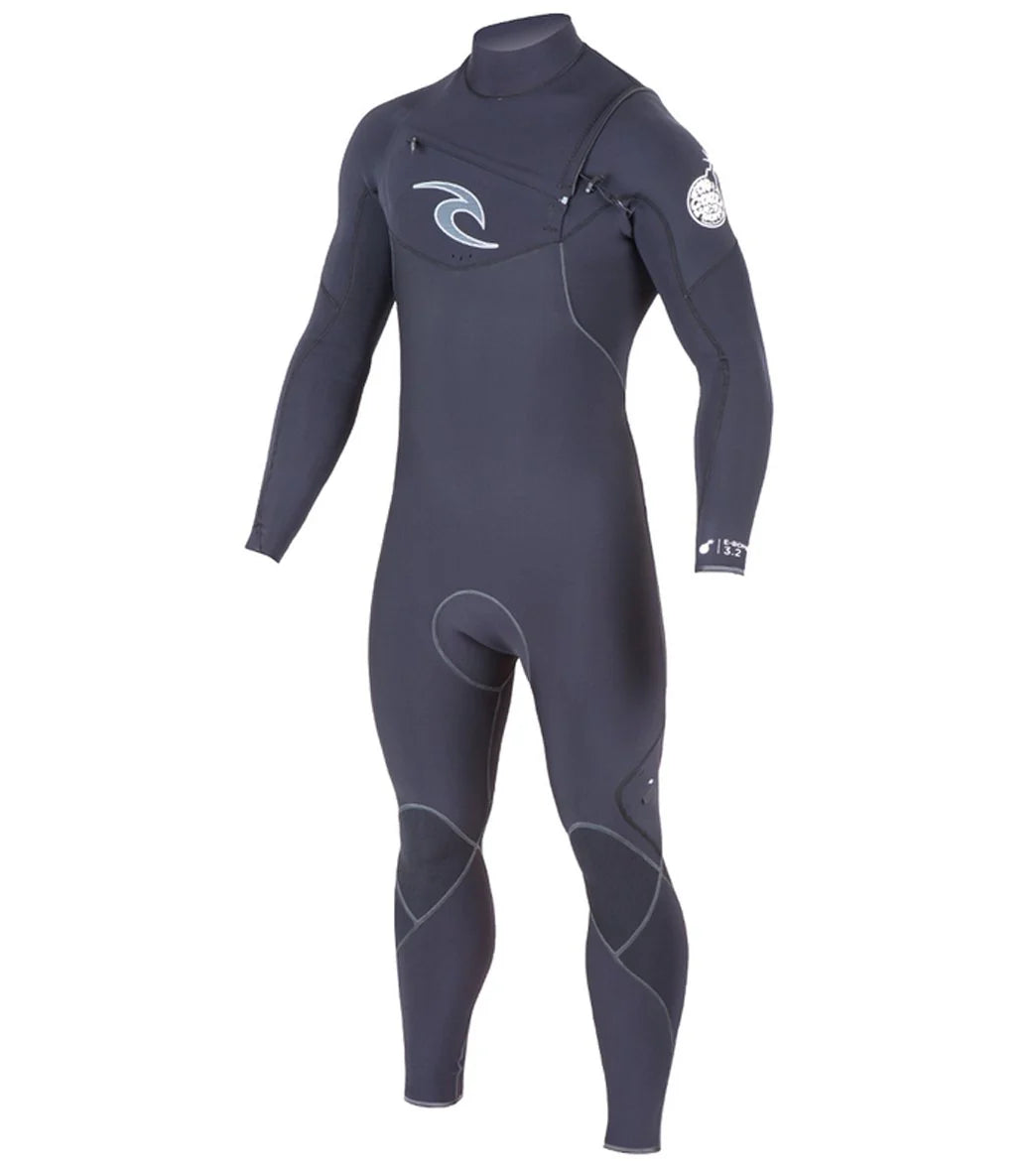 Rip Curl Men's 4/3mm E-Bomb Chest Zip Fullsuit Wetsuit