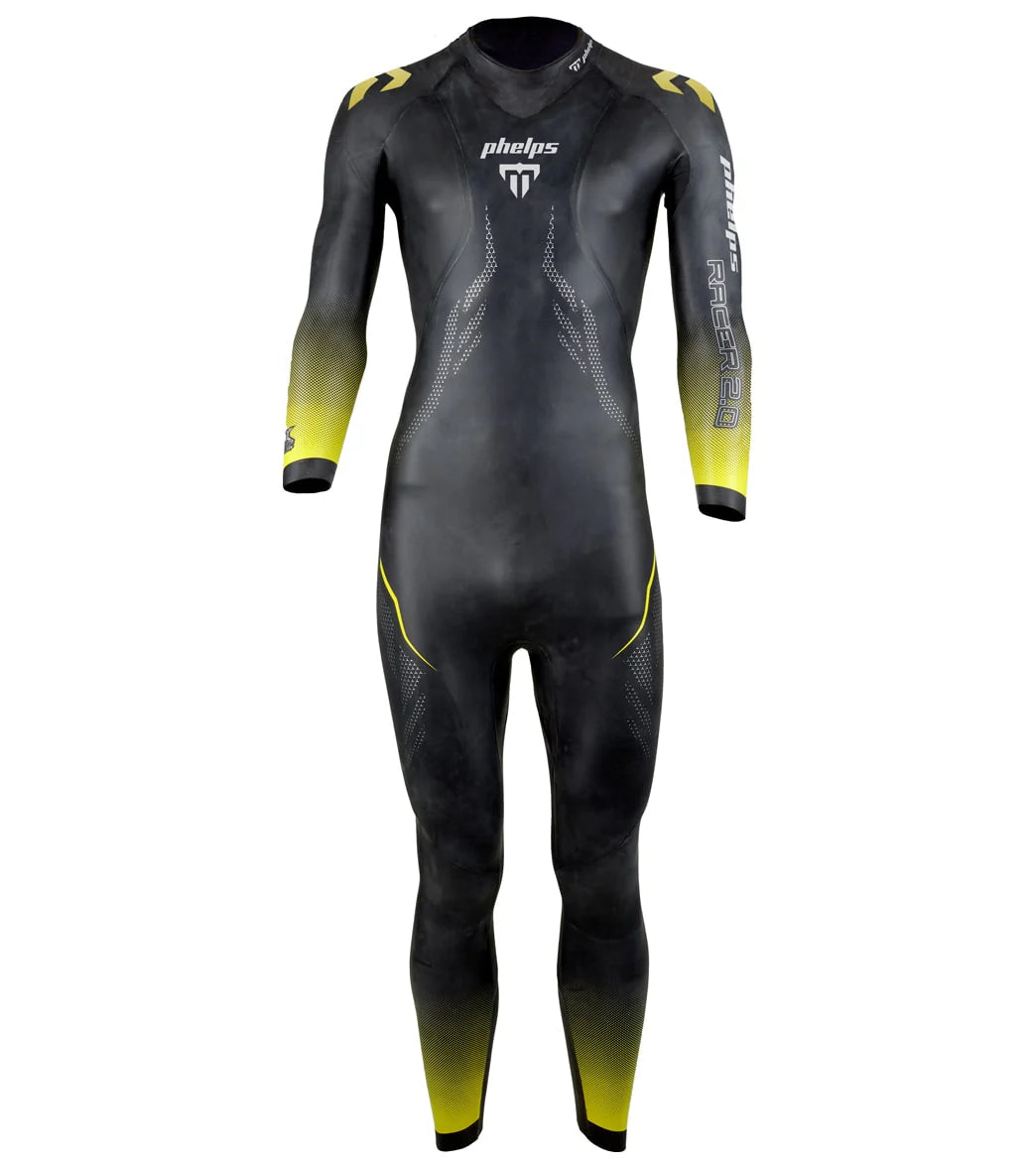 Phelps Men's Racer 2.0 Performance Fullsleeve Triathlon Wetsuit