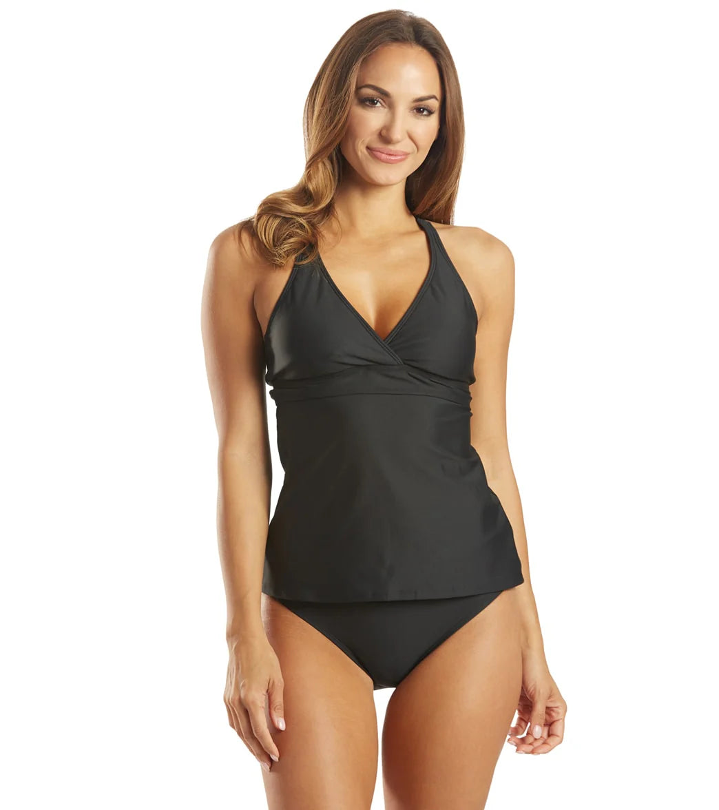 Next by Athena Women's Good Karma Sport Tankini Top