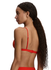 Polo Ralph Lauren Women's Minimal Solids V Neck Bralette Bikini Top