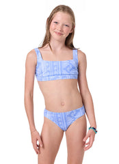 O'Neill Girls' Surf Abstract Square Neck Tank Two Piece Bikini Set (Big Kid)