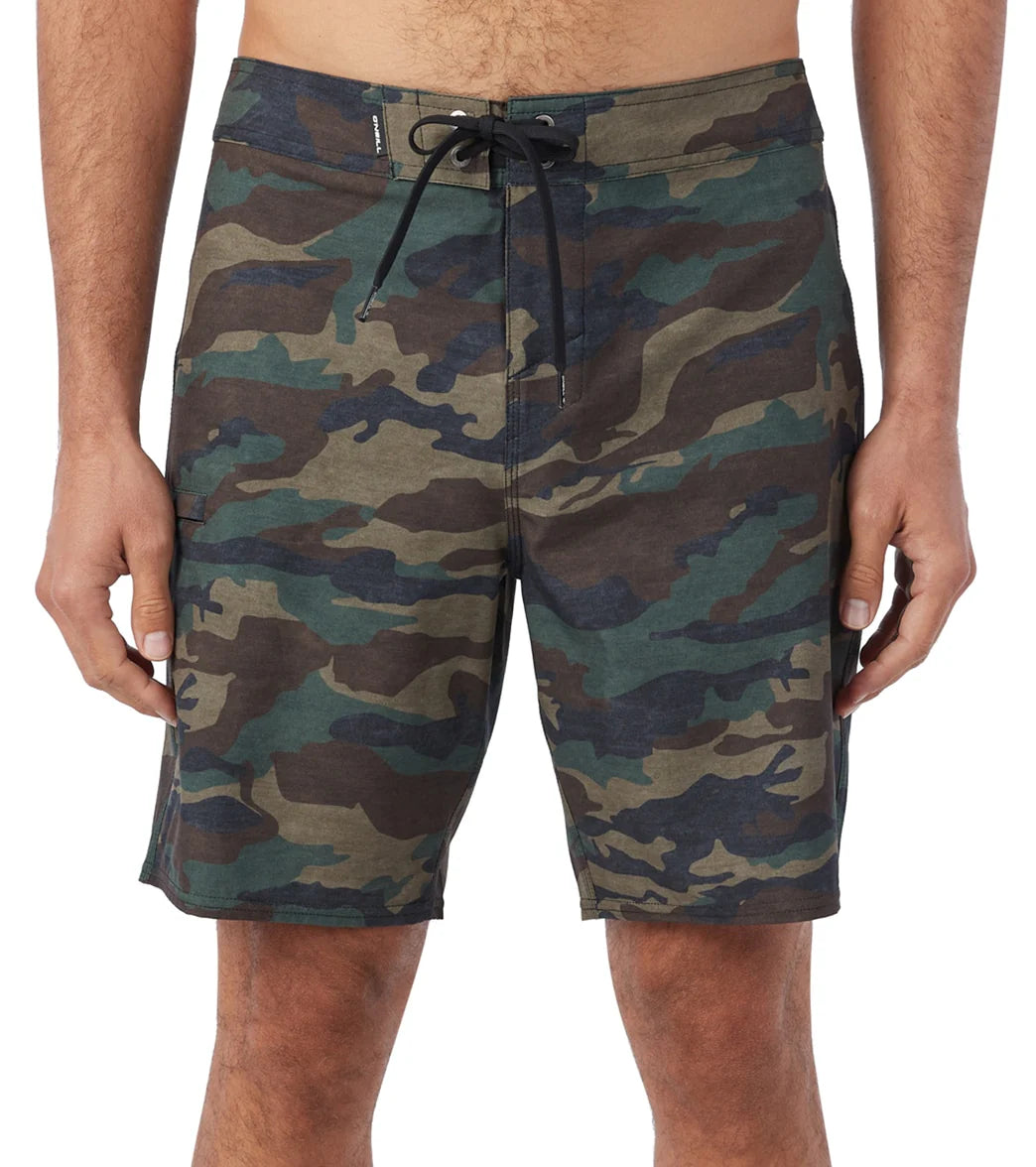 O'Neill Men's 19" Hyperfreak Heat Camo Board Shorts
