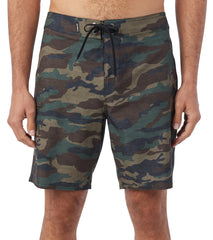 O'Neill Men's 19" Hyperfreak Heat Camo Board Shorts