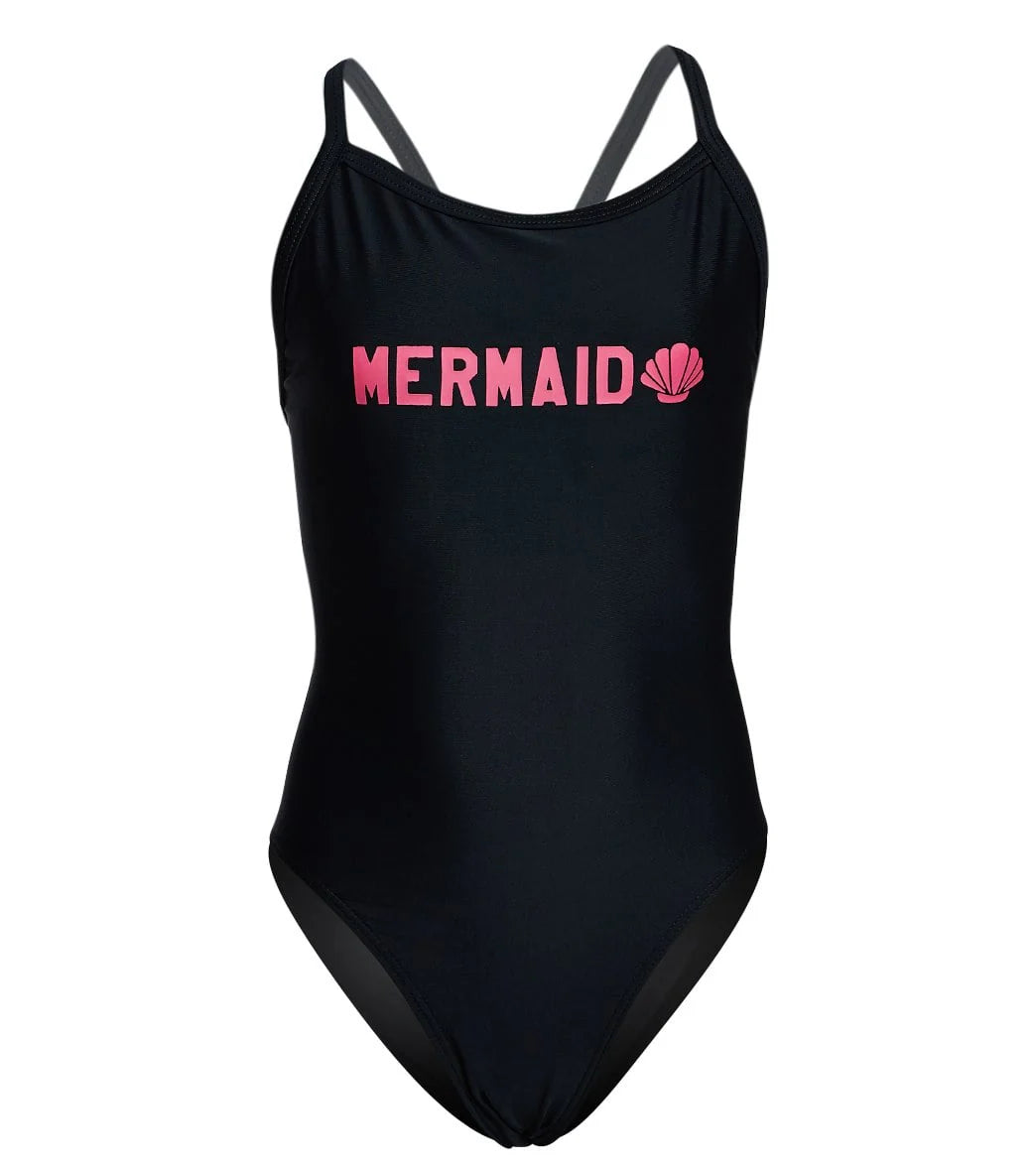 iSwim Mermaid Thin Strap One Piece Swimsuit Youth (22-28)