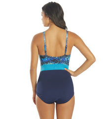 TYR Women's  Cabo Belted Controlfit  Chlorine Resistant One Piece Swimsuit