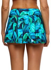 Next by Athena Courtside Curacao Palms Swim Skort