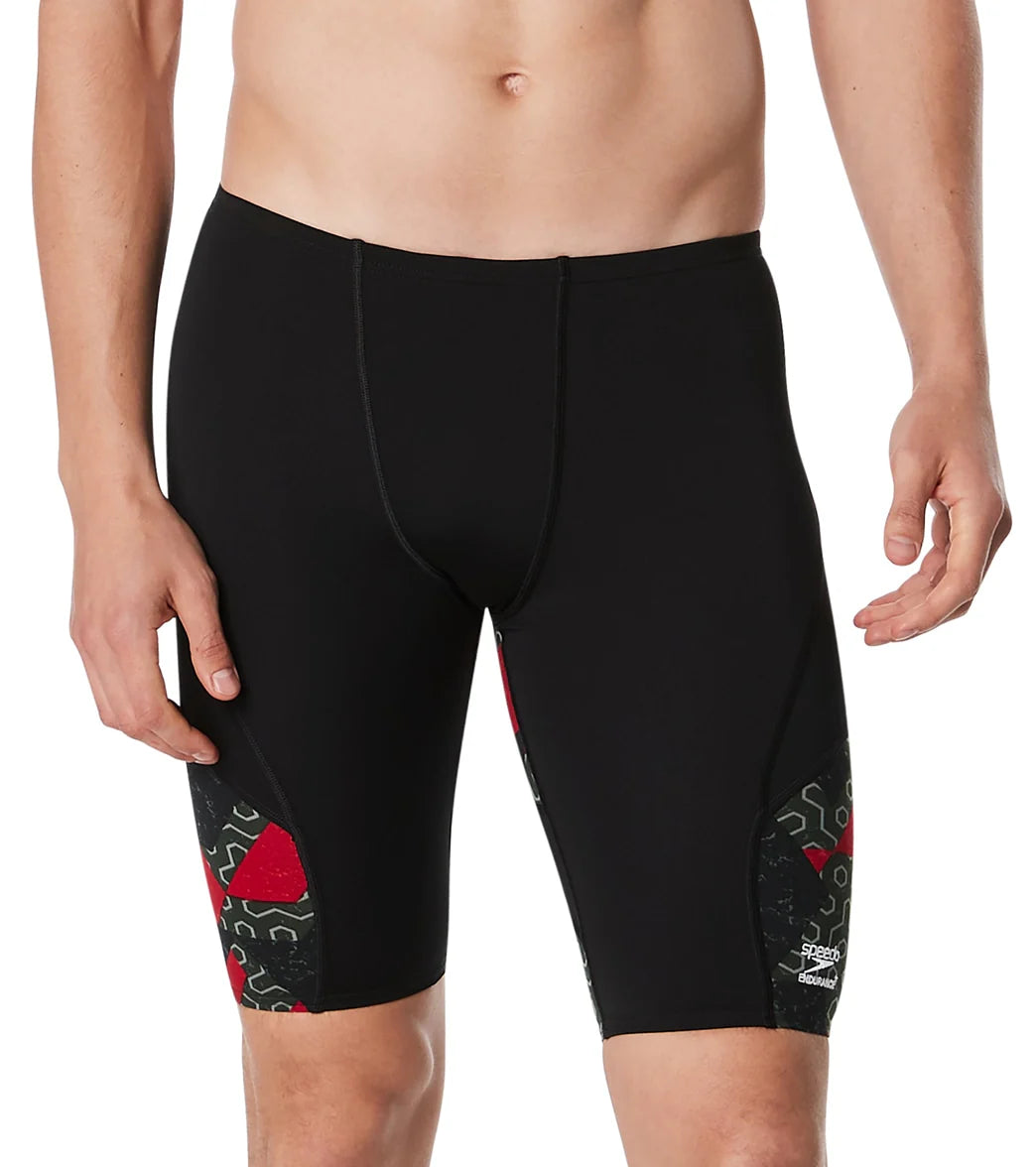 Speedo Men's Ruse Blocks Jammer Swimsuit