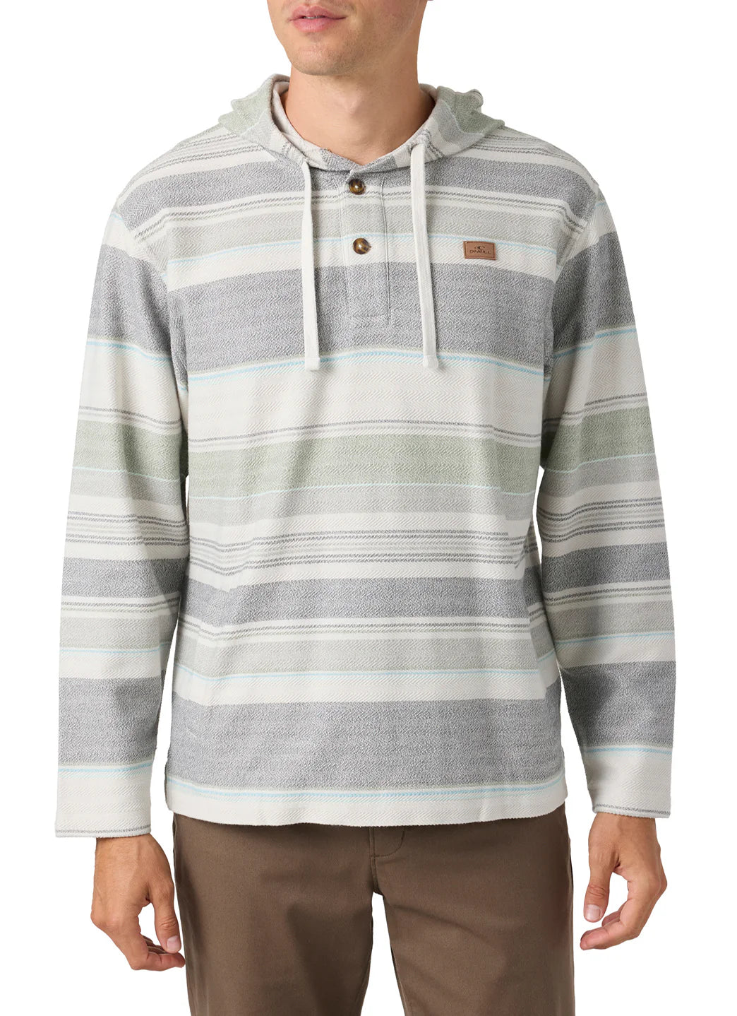 O'Neill Men's Bavaro Stripe Hoodie Poncho