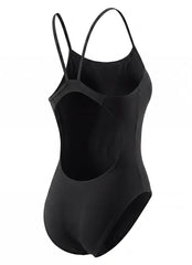 Q Swimwear Poly Fit Kit Skinny Strap One Piece Swimsuit