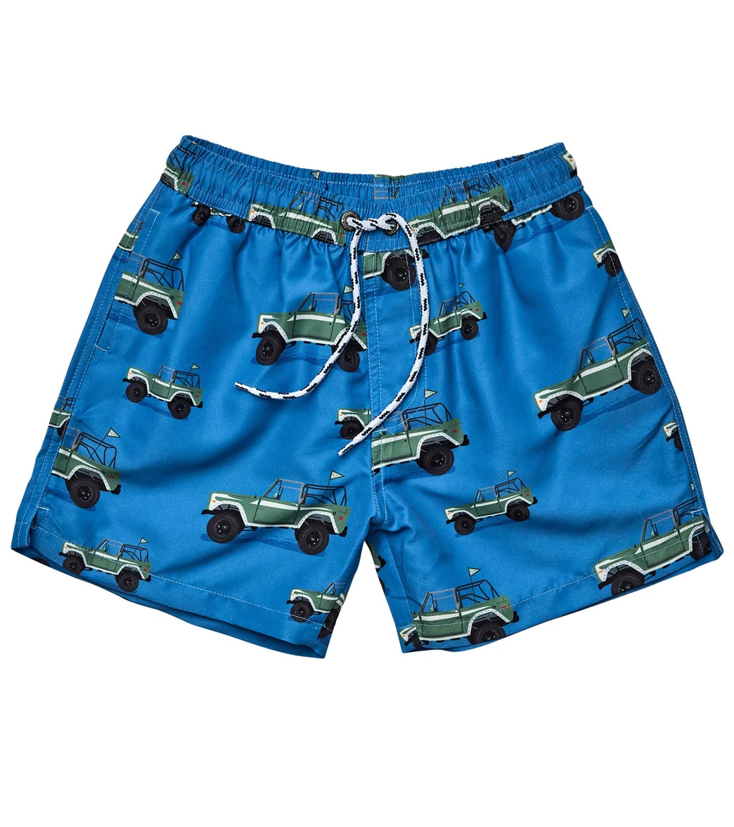 Snapper Rock Boys' Surf Safari Swim Trunks (Toddler, Little Kid, Big Kid)