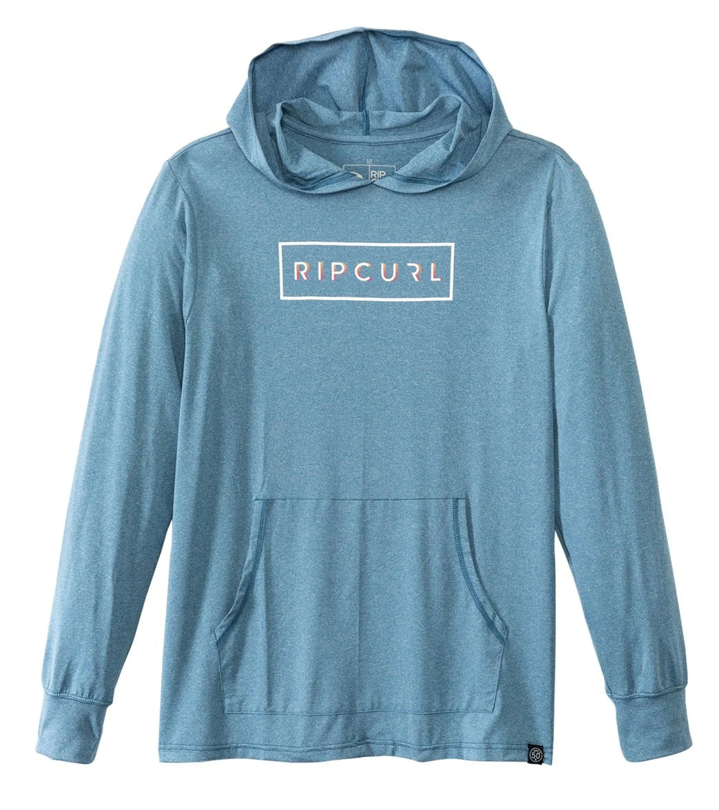 Rip Curl Men's Runner Long Sleeve Hooded Surf Shirt