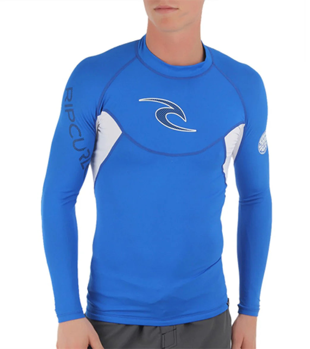 Rip Curl Men's Bomb 8OZ Long Sleeve Rashguard