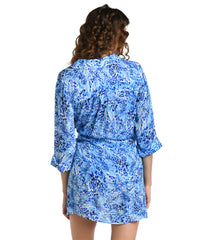 La Blanca Women's Aquatic Nature Wrap Cover Up Shirt
