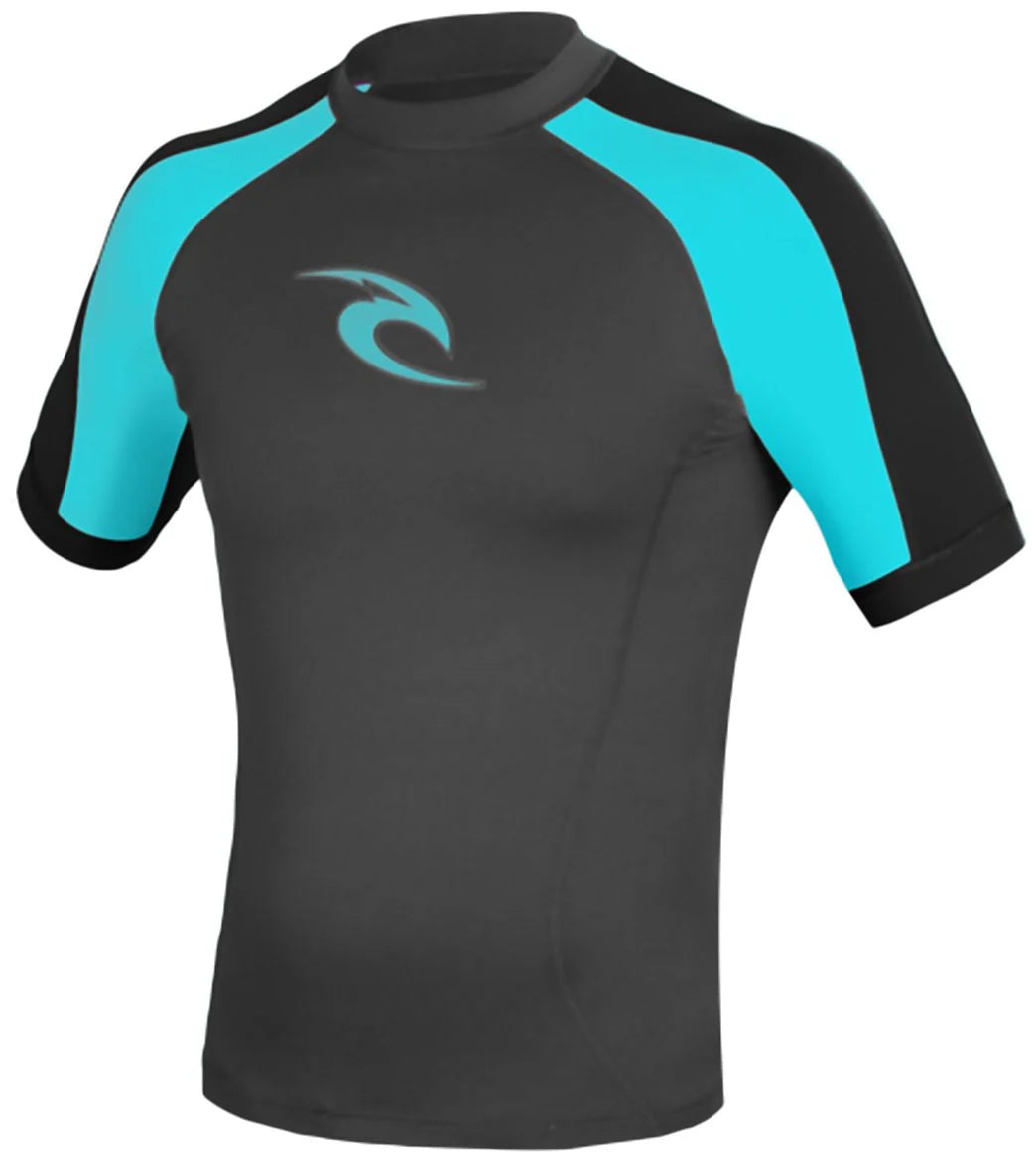 Rip Curl Guys' Classic S/S Wave 6oz Rashguard