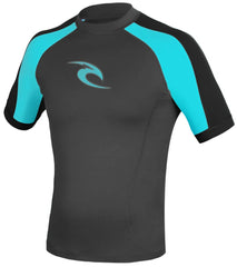 Rip Curl Guys' Classic S/S Wave 6oz Rashguard
