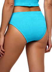 Next by Athena Women's Shoreside Crinkle Midrise Retro Bikini Bottom