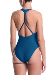 Nike Women's Wellness Hydralock V-Neck One Piece Swimsuit