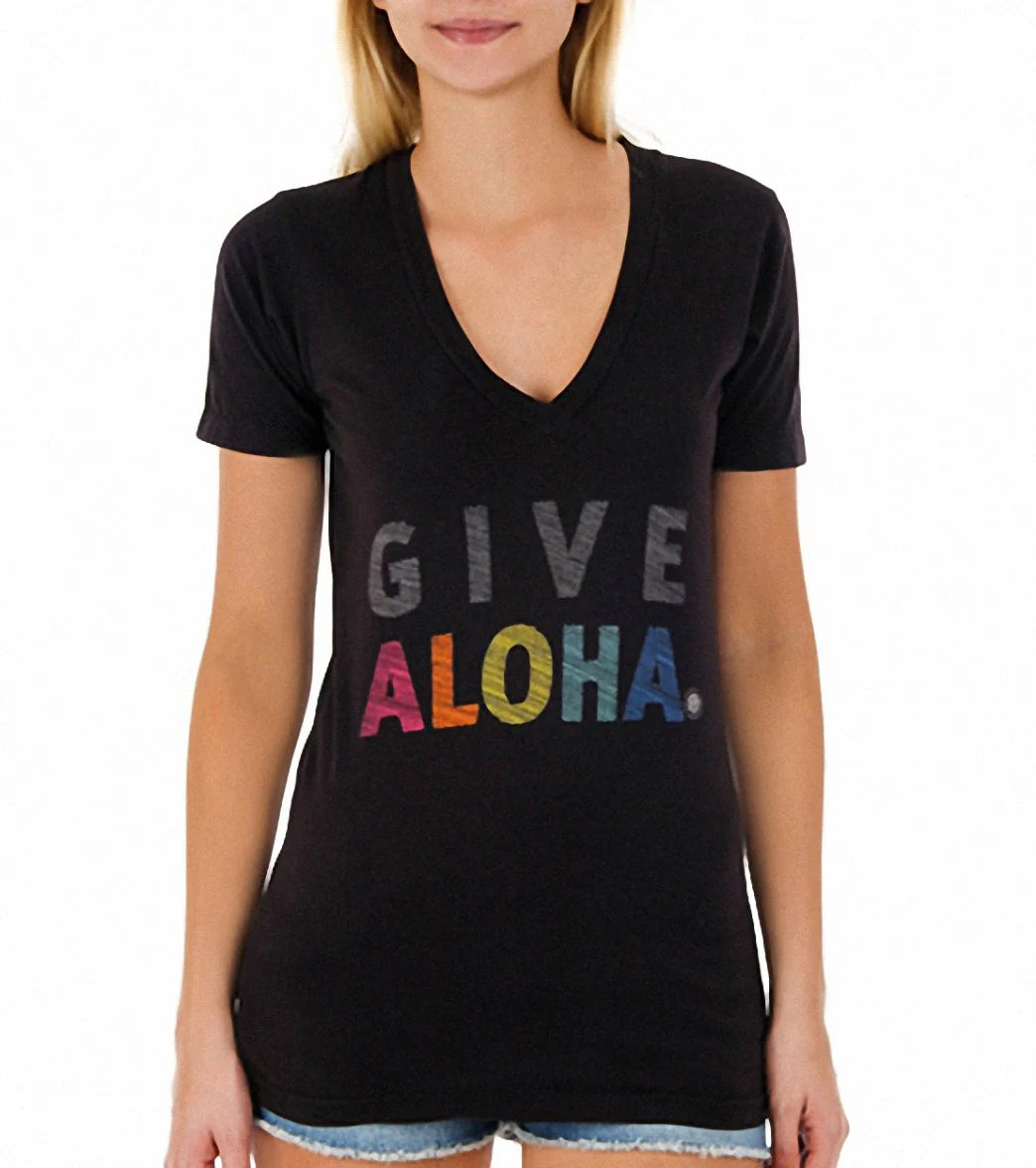 Rip Curl Give Aloha V-Neck Tee