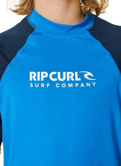 Rip Curl Boys' Shock UPF 50+ Short Sleeve Rash Guard (Big Kid)