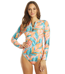 Next by Athena Women's Sunset Palms Surf Shirt