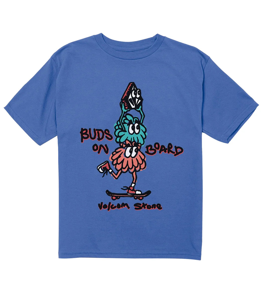 Volcom Boys' Bud On Board Short Sleeve Tee (Toddler, Little Kid)