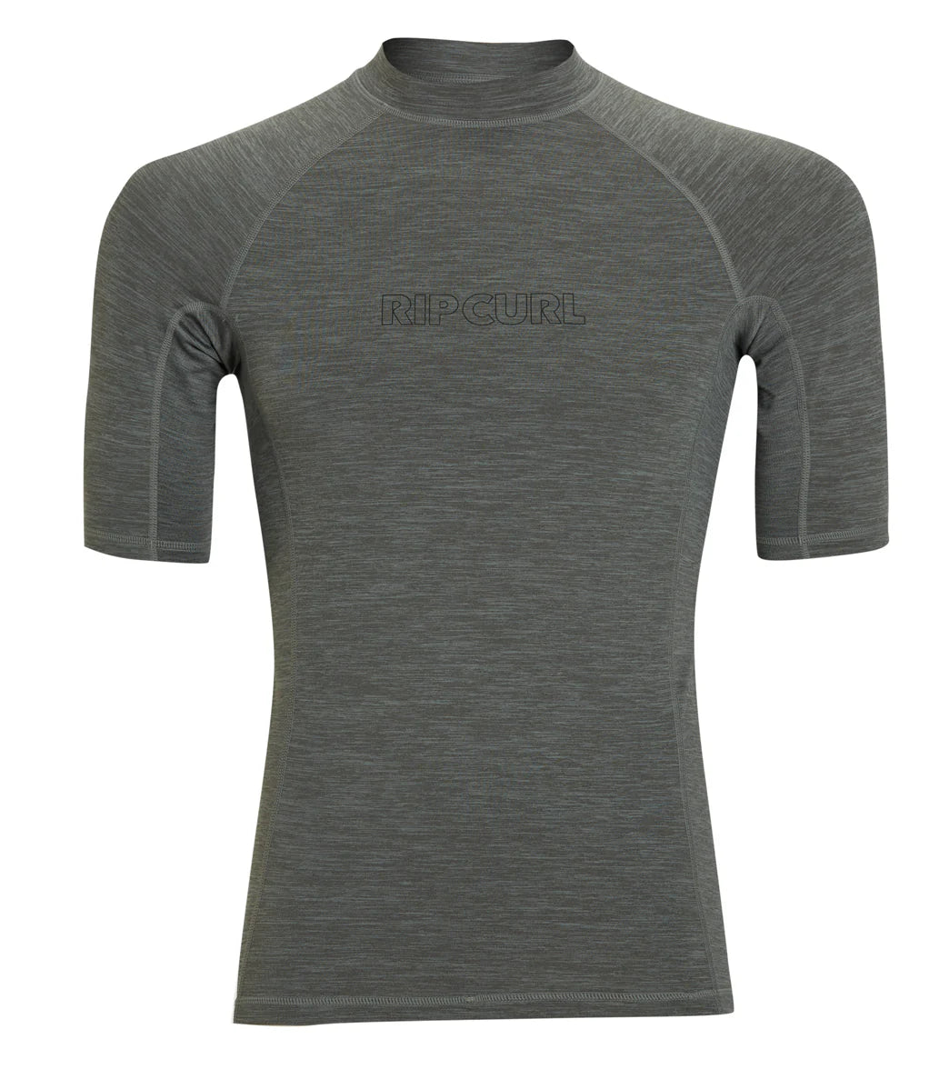 Rip Curl Men's Dawn Patrol Performance Short Sleeve UPF 50 Rash Guard