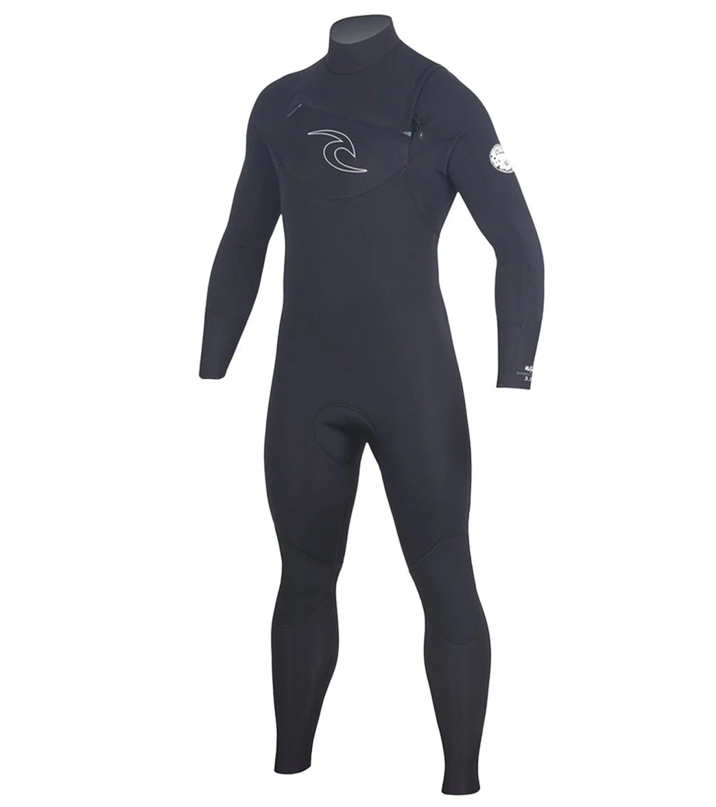 Rip Curl Men's 3/2mm Dawn Patrol Chest Zip Fullsuit Wetsuit