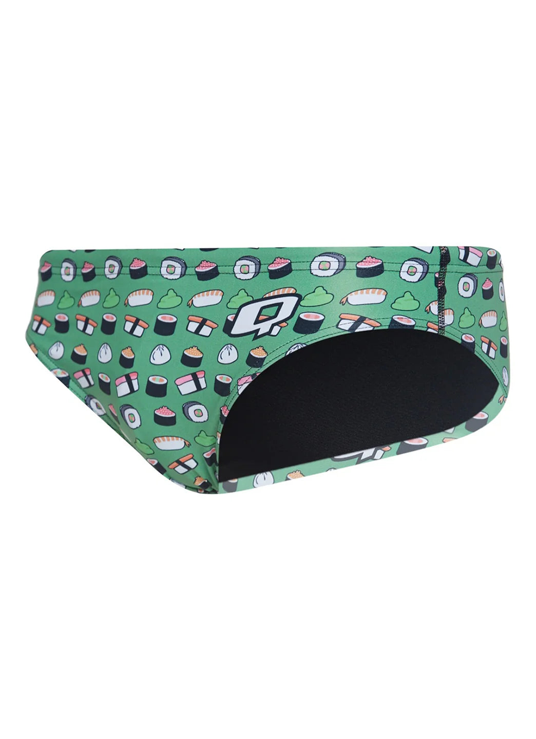 Q Swimwear Men's Sushi Water Polo Brief