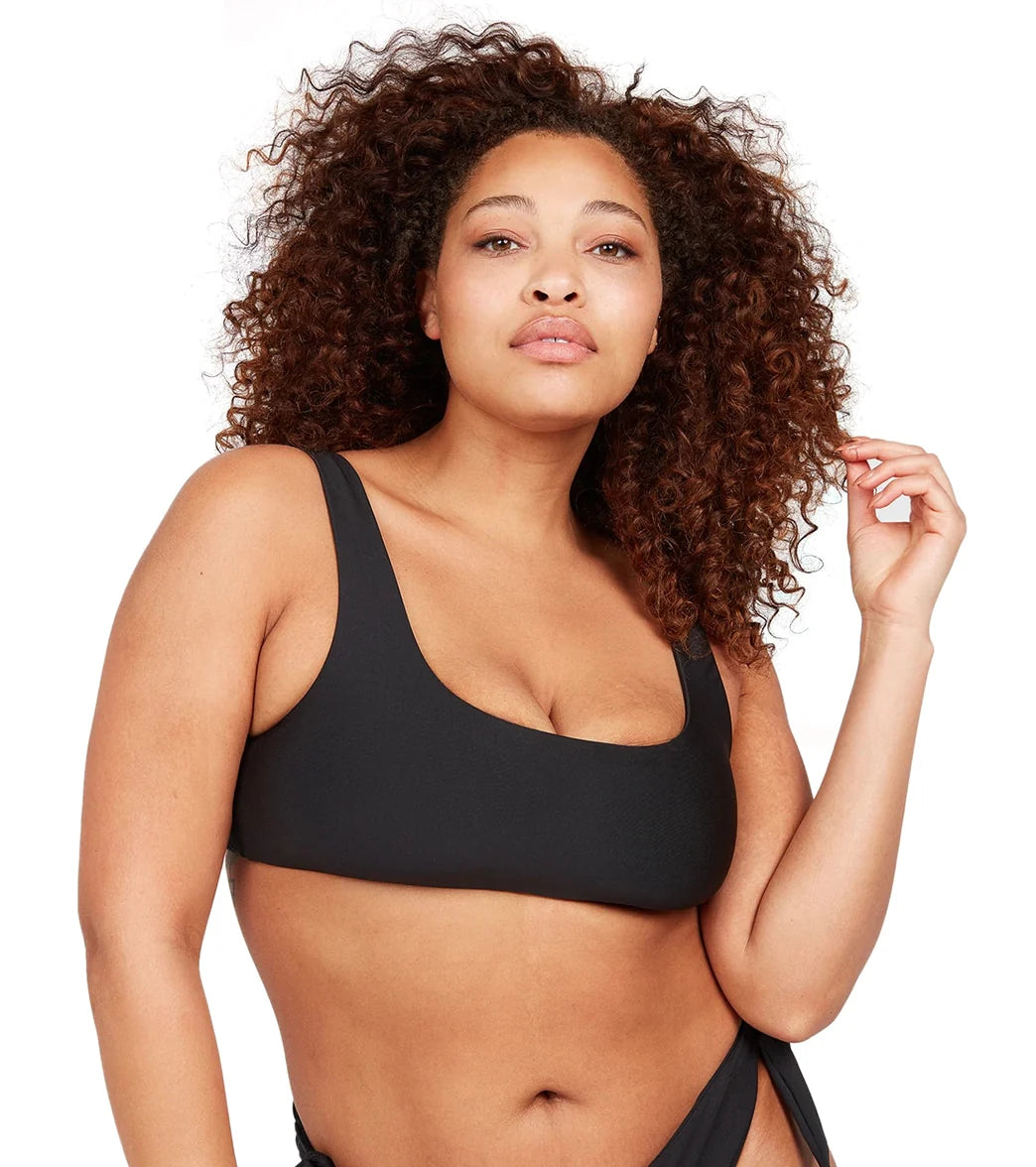 Volcom Women's Plus Size Simply Seamless Scoop Bikini Top
