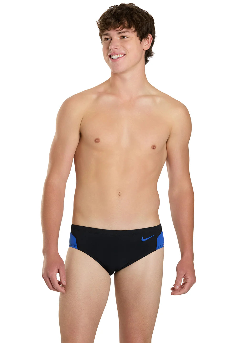 Nike Men's HydraStrong Colorblock Brief Swimsuit