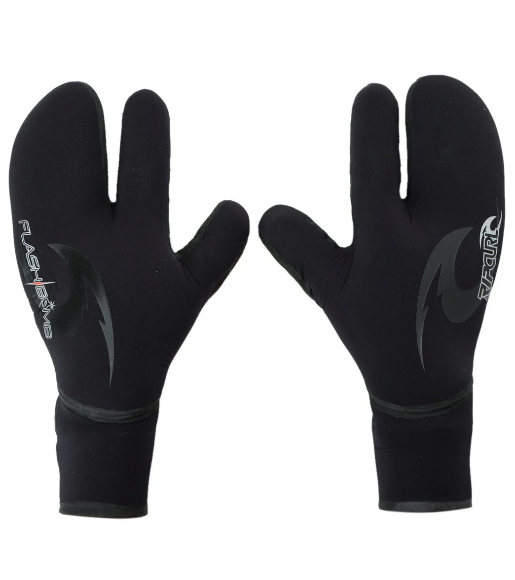 Rip Curl Men's Flash Bomb 5/3mm 3 Finger Glove
