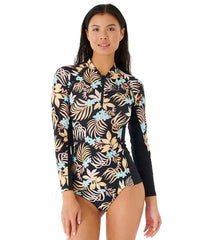 Rip Curl Women's Sun Dance Long Sleeve 1/4 Zip UPF 50 Rash Guard