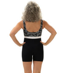 Dolfin Aquashape Women's Printed Scoop Neck Aquatard Unitard Swimsuit